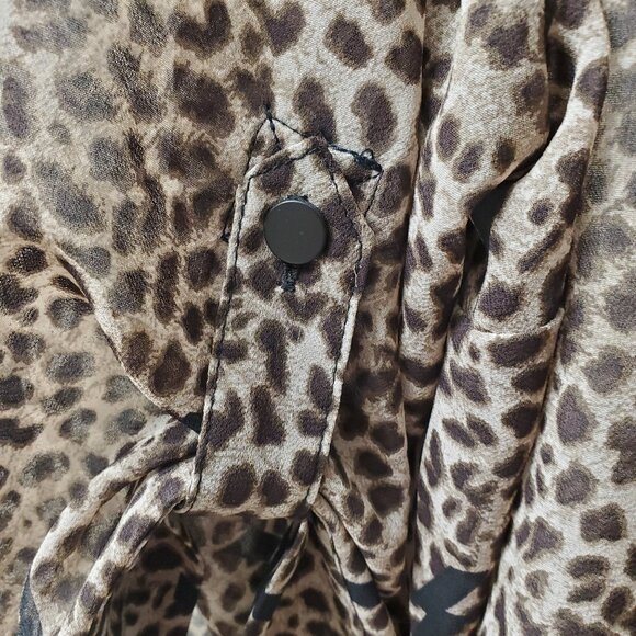 Torrid Plus Size Leopard Print Blouse - Picture 6 of 9